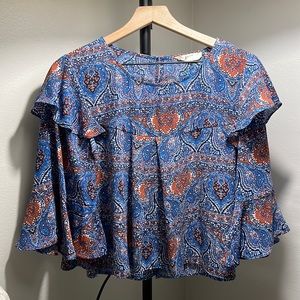 patterned blouse